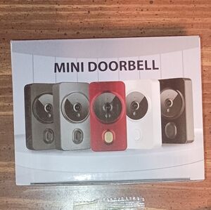 SMART DOORBELL - NEW // Black with Ringer // Wifi Camera Voice Talk Security
